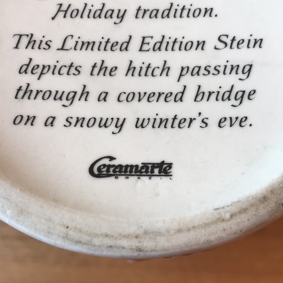 Anheuser-Busch Ceramarte Brazil Budweiser Beer Stein Mug - Picture 7 of 7